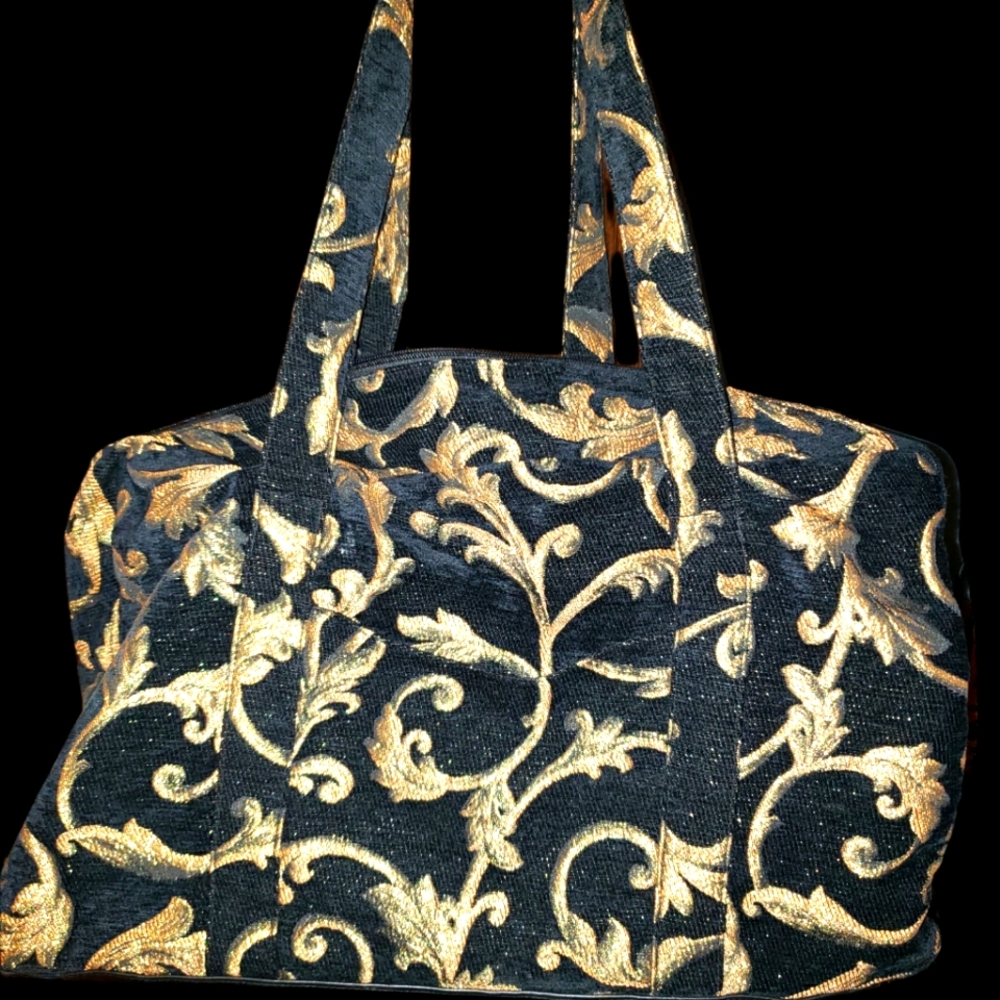 Duffel bag and toiletry bag.